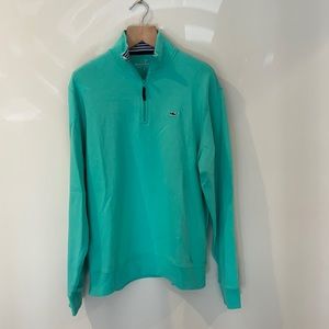 Vineyard vines green quarter zip